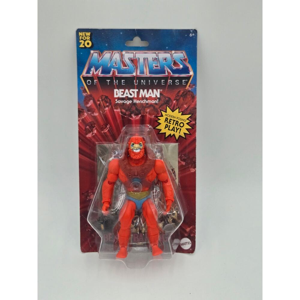 MOTU Origins Beast Man Action Figure Mattel Retro Carded 2020